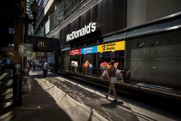 A McDonald's restaurant in Chicago.