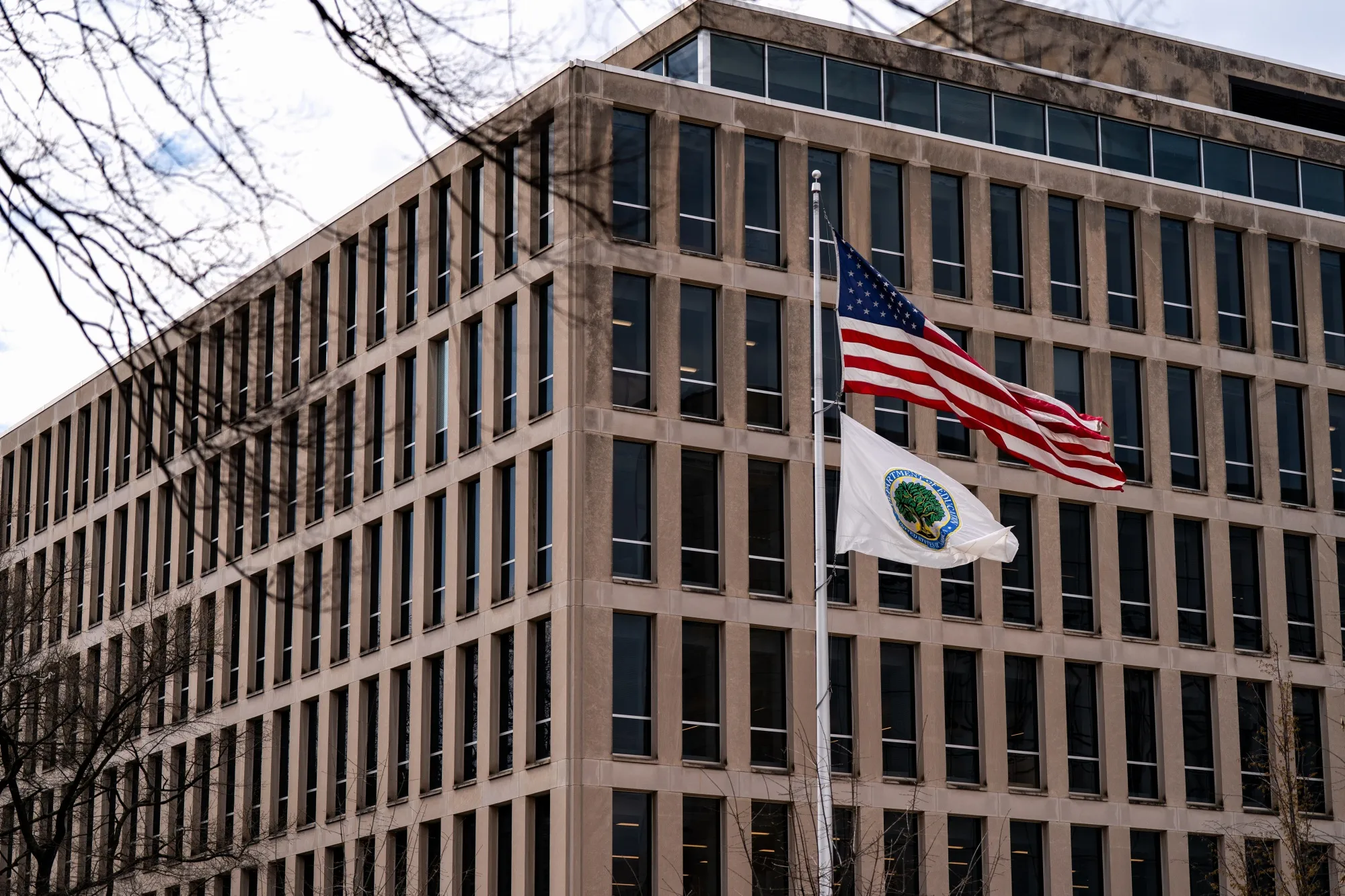 The US Department of Education in Washington, DC.