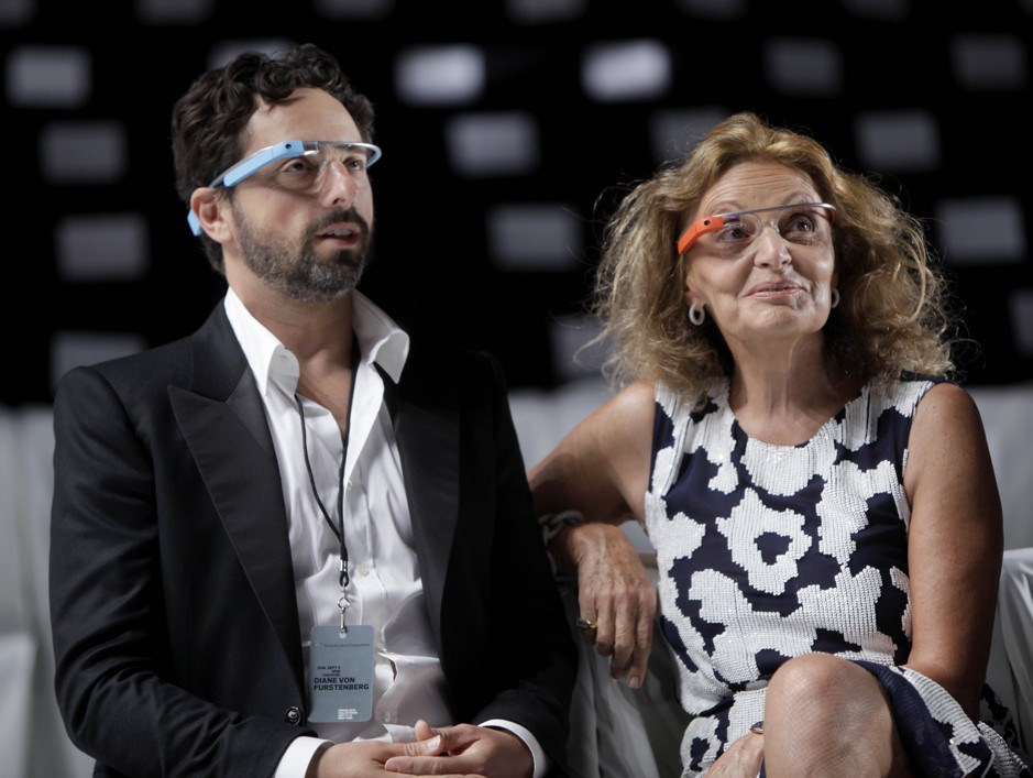 Sergey Brin and Diane von Furstenberg, two immigrants who founded incredibly successful companies