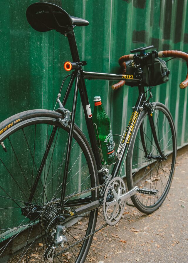 steel framed bike