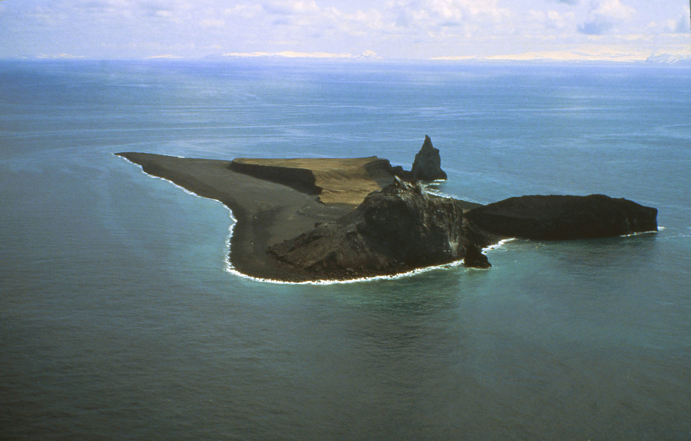 The Bogoslof Island photographed in 1994.
