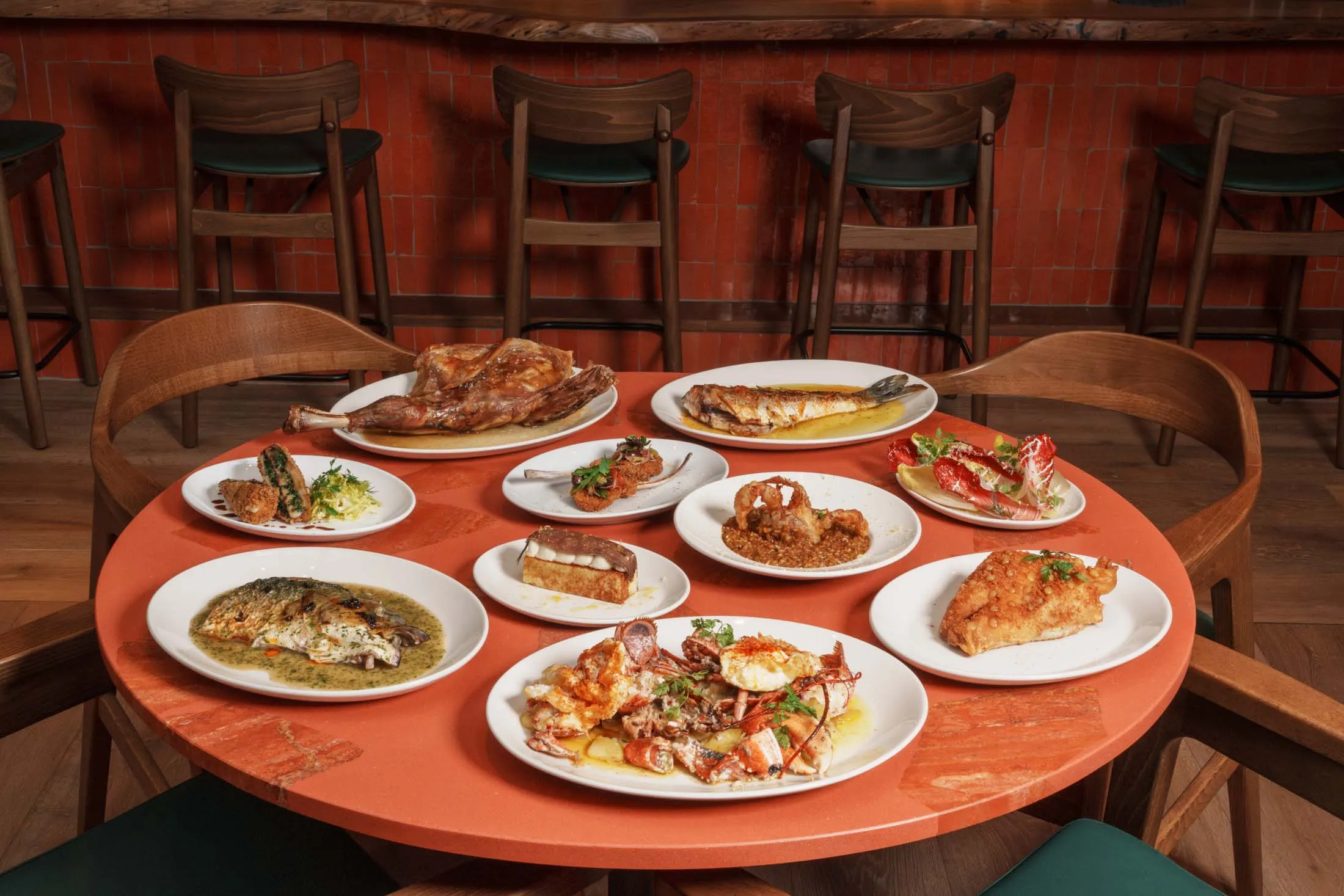 A selection of dishes at the dynamic new Spanish restaurant Legado, in Shoreditch.&nbsp;