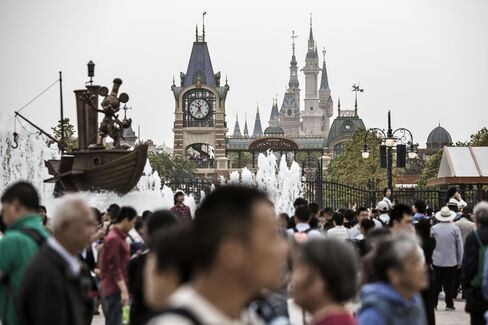 Disneyland Resort in Shanghai on May 7.