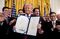 President Trump Holds Signing Ceremony For GENIUS Act At White House