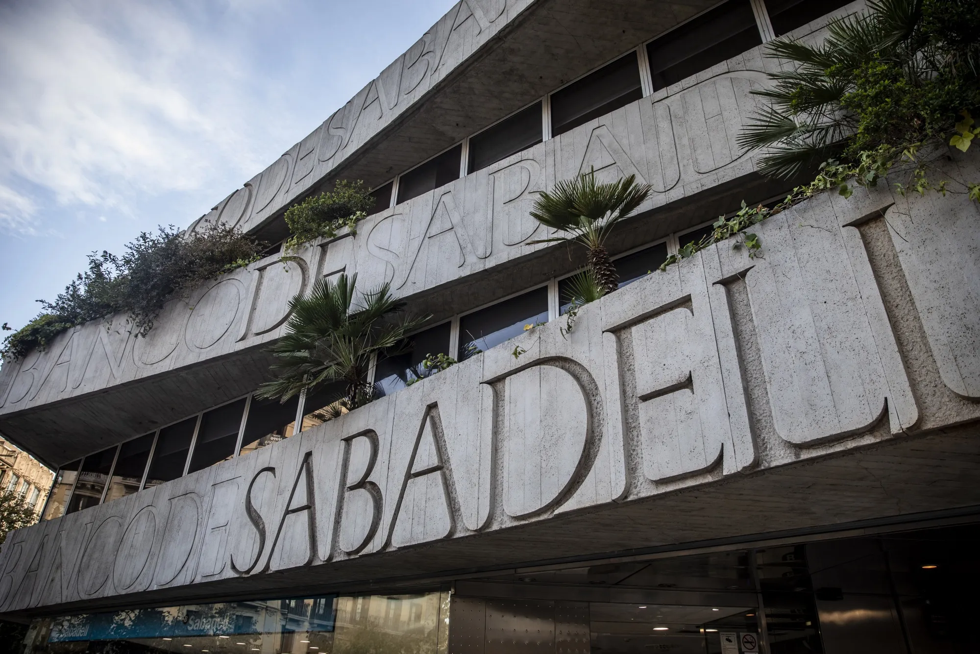 A Banco de Sabadell branch&nbsp;in Barcelona, Spain.