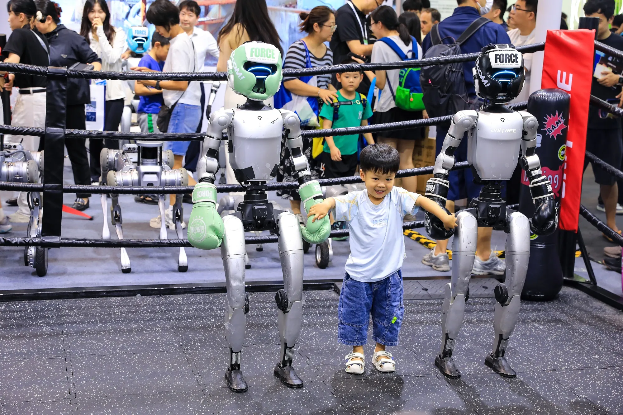 A robot rave.