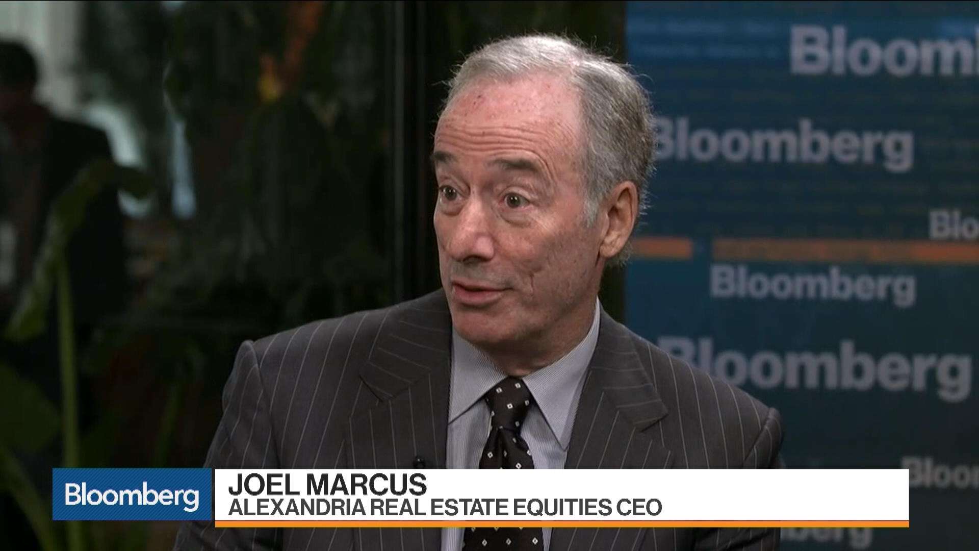 Watch Alexandria Real Estate Equities CEO On Biotech Campuses - Bloomberg