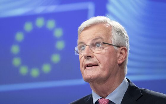 `No Deal' Brexit Warning on EU Table as Barnier Talks Risk