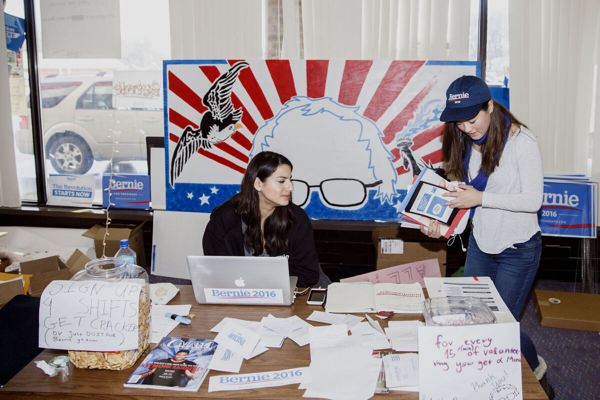 Bernie Sanders Iowa Headquarters Photos Bloomberg