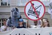 Fridays For Future Protests Against Borkum Offshore Gas Platform