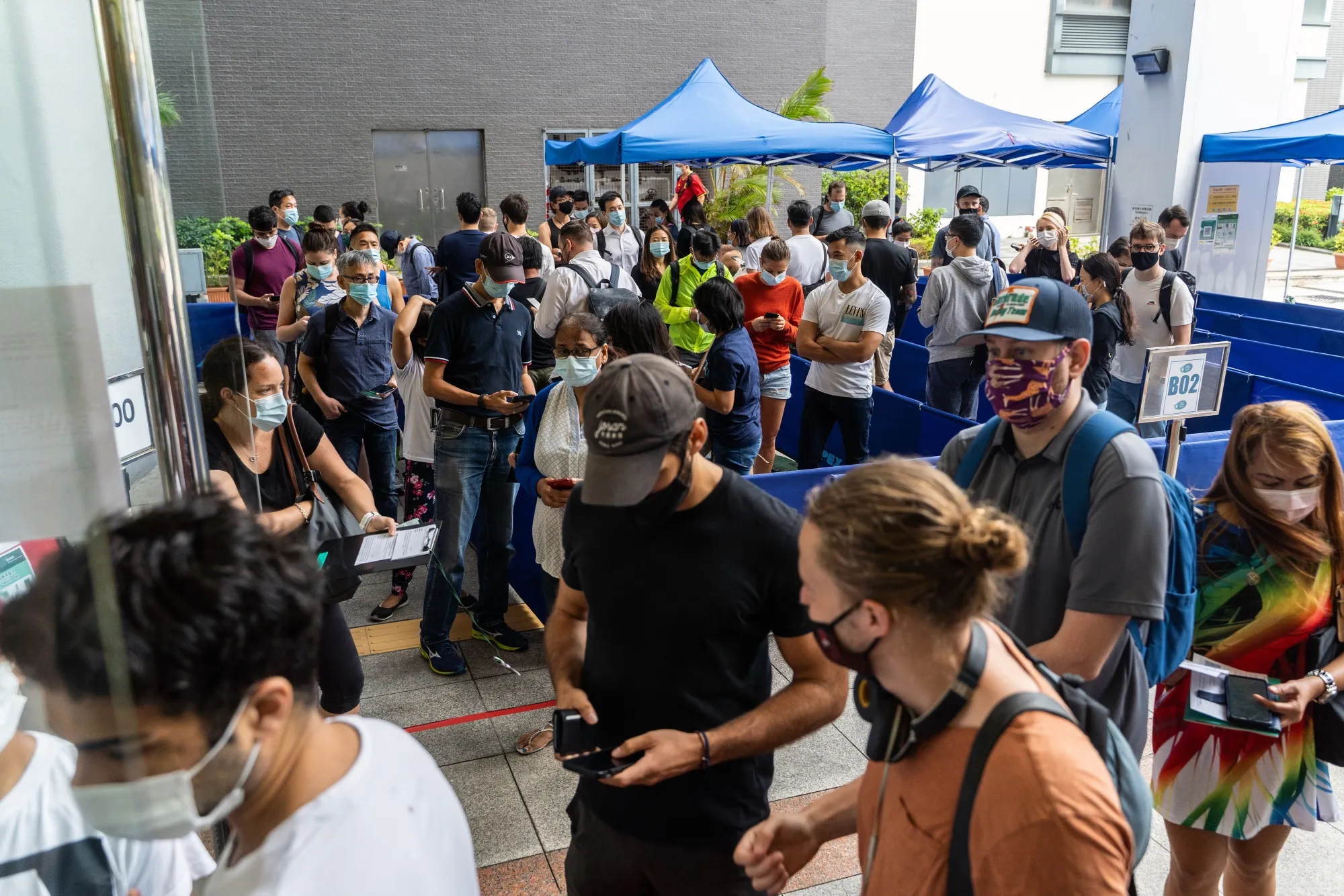 BioNTech Community Vaccination Center As Hong Kong Vaccine Bookings Double