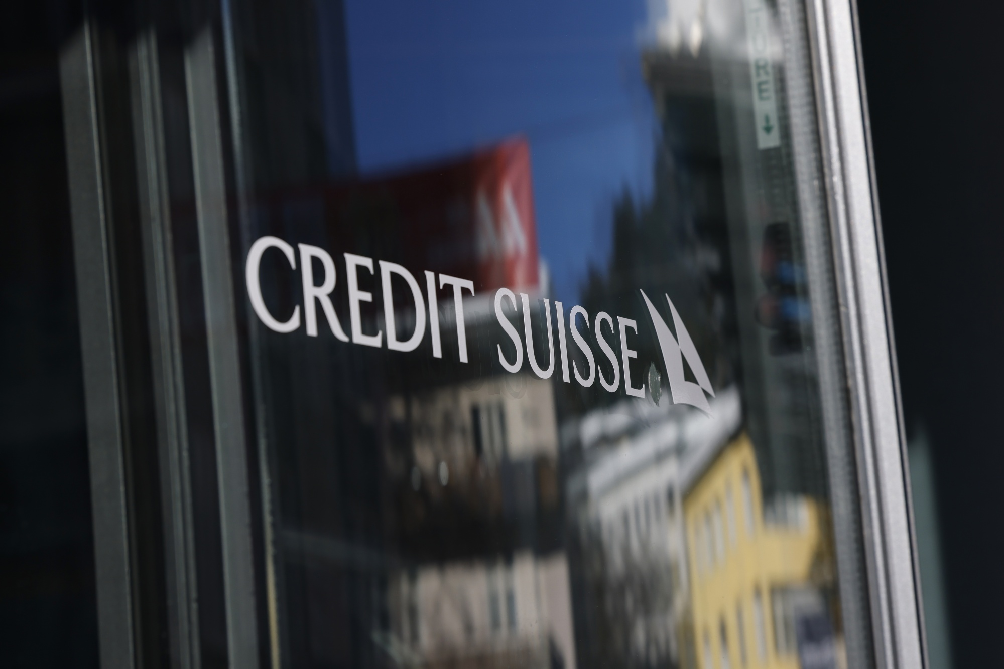 Credit Suisse branding.