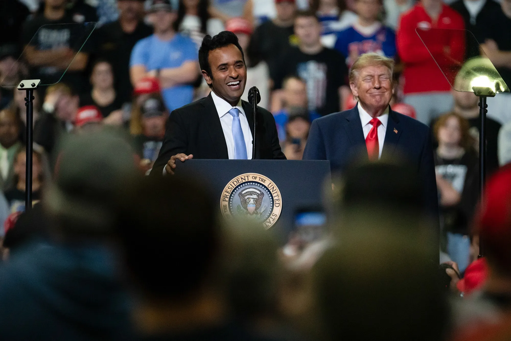 Trump defends Ramaswamy ad featuring Acton's estranged mother as bipartisan criticism threatens Ohio GOP ticket