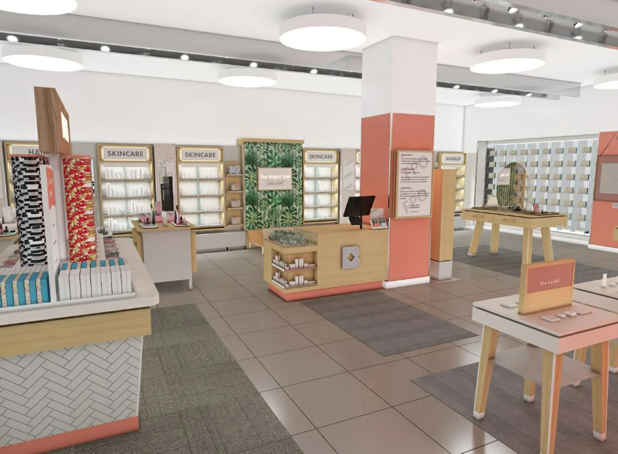 Rendering of Birchbox at Walgreens