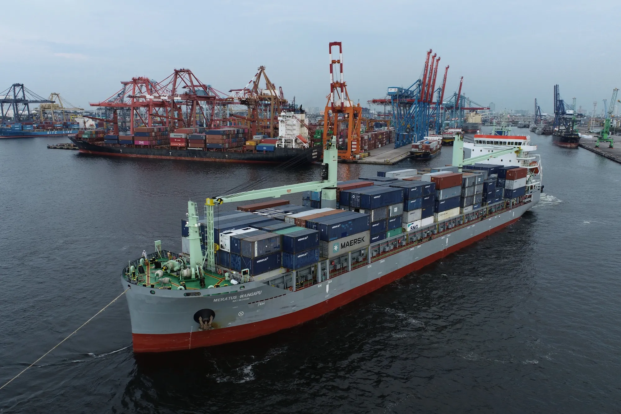 Jakarata's Tanjung Priok Port as Asia Pacific Nations Sign Biggest Regional Trade Deal