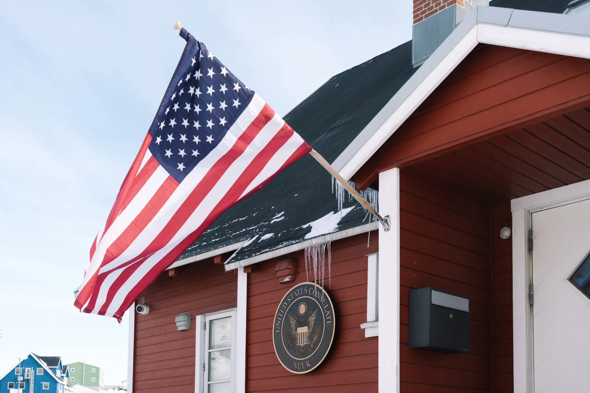 The US consulate building in Nuuk, Greenland.