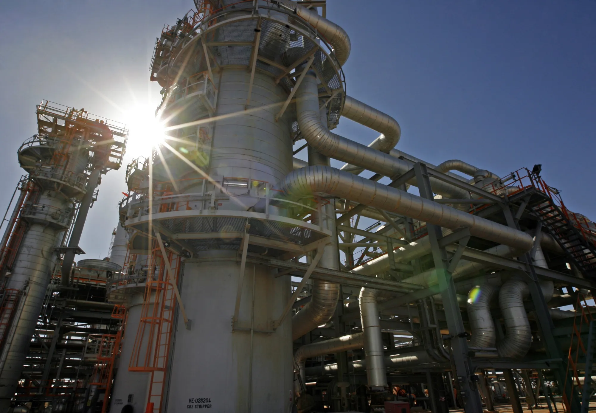 The In Salah Gas (ISG) Krechba Project&nbsp;in the Sahara desert near In Salah, Algeria.