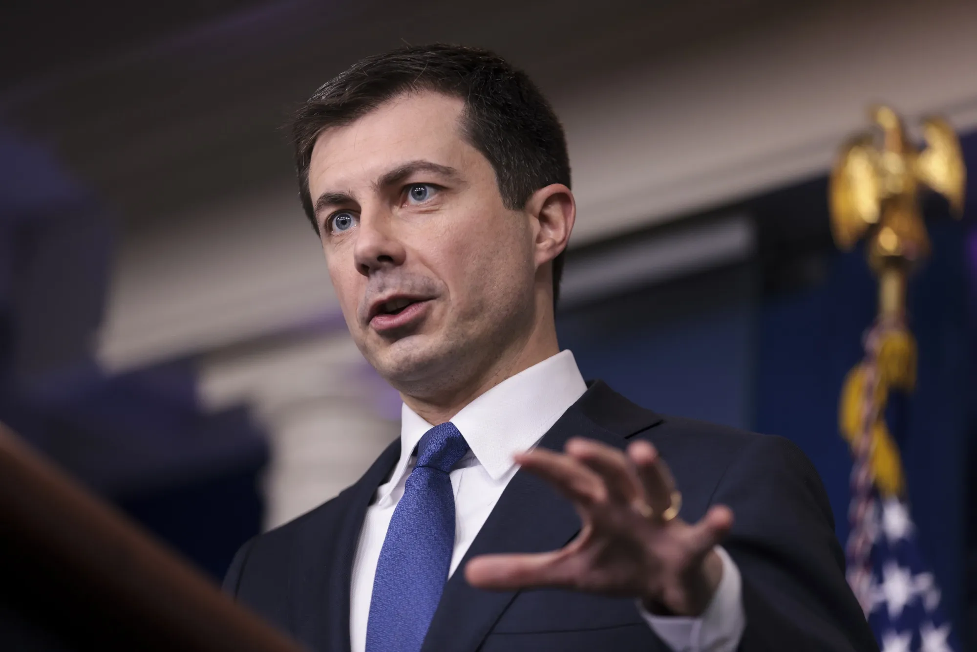 US Transportation Secretary Pete Buttigieg