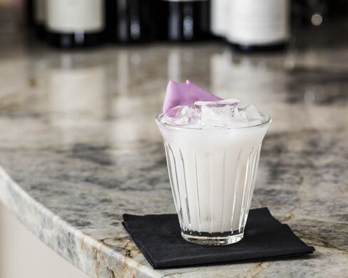 The cocktail list includes such numbers as the Valentine, a sake-rich drink with a base of marcona almond milk, perfumed with rose water.