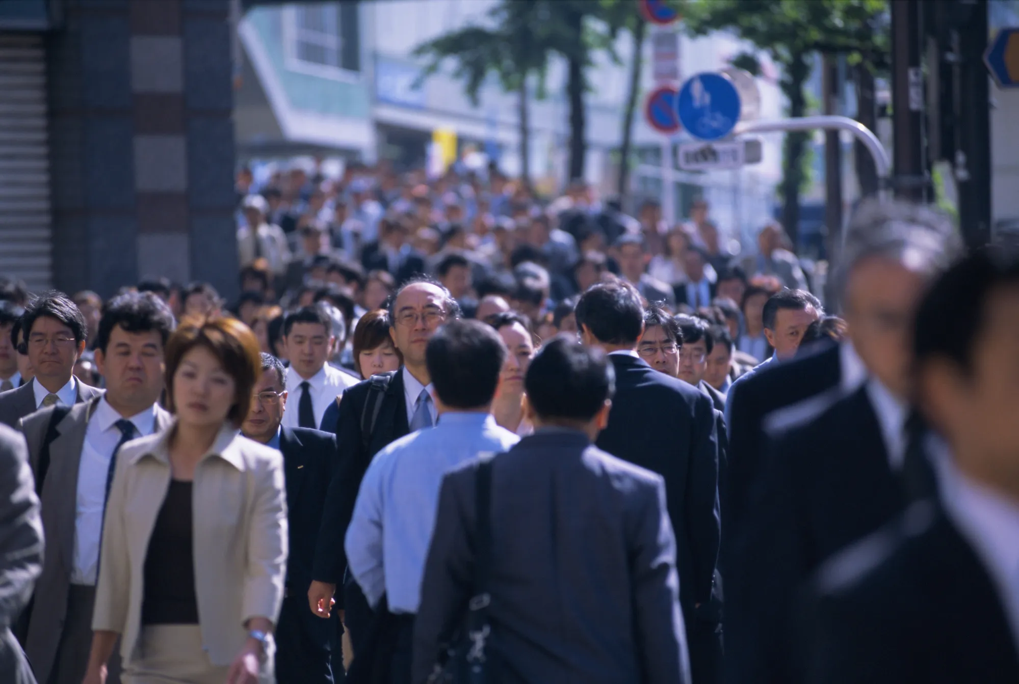 Pedestrians, rush hour, Tokyo, Japan, Asia