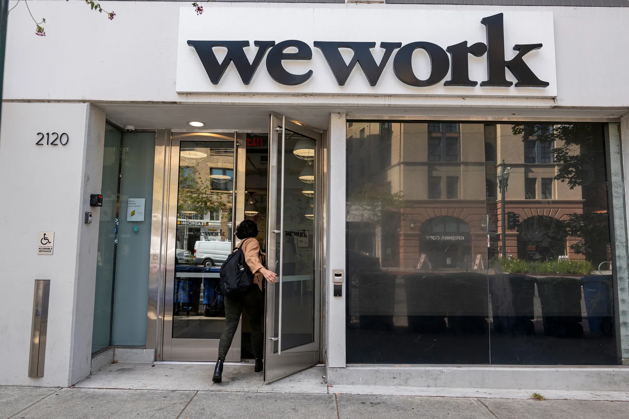 A WeWork co-working office space in Berkeley, California, on Wednesday, Aug. 9, 2023.