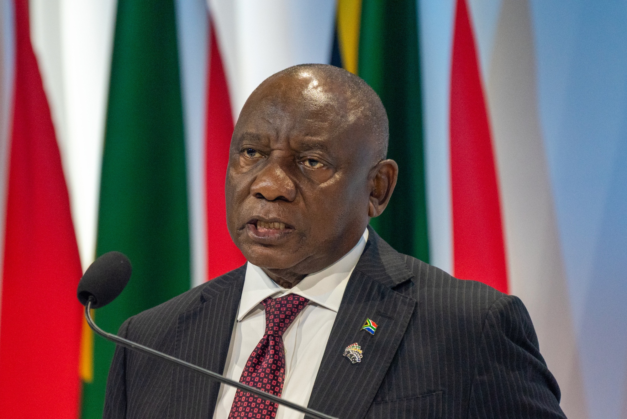 Cyril Ramaphosa Photographer: Leon Sadiki/Bloomberg