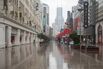 A near empty street in Shanghai, China, on&nbsp;Jan. 25.
