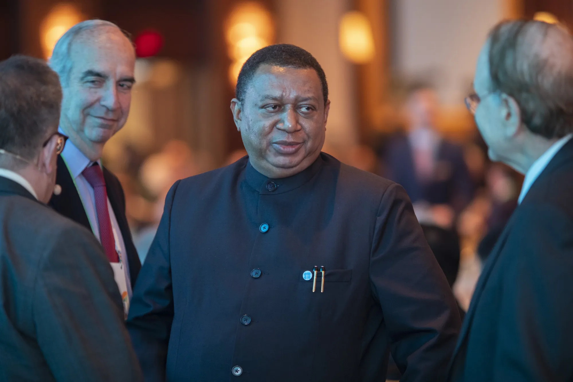 OPEC Secretary General Mohammed Barkindo in Houston on March 11.