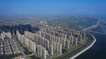 Apartment buildings at China Evergrande Group's Life in Venice real estate and tourism development in Qidong, Jiangsu province, China, on Tuesday, Sept. 21, 2021.