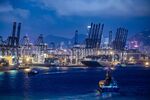 Views of the Kwai Tsing Container Terminals In Hong Kong Ahead Of Trade Figures