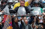 Both President Bolsonaro and former president Lula attended rallies in Sao Paulo, one day ahead of the Oct. 2 election. 