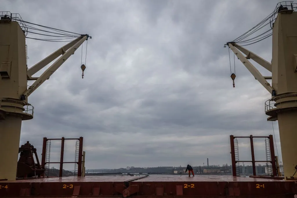 The port of Chornomorsk, east of Odessa.&nbsp;