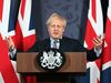 Boris Johnson holds a news conference on reaching a Brexit trade deal, in London, on Dec. 24.