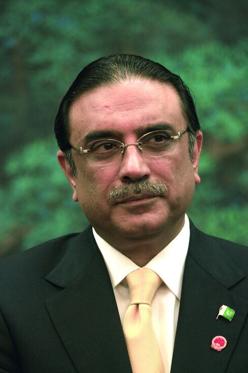 Pakistan's President Asif Ali Zardari