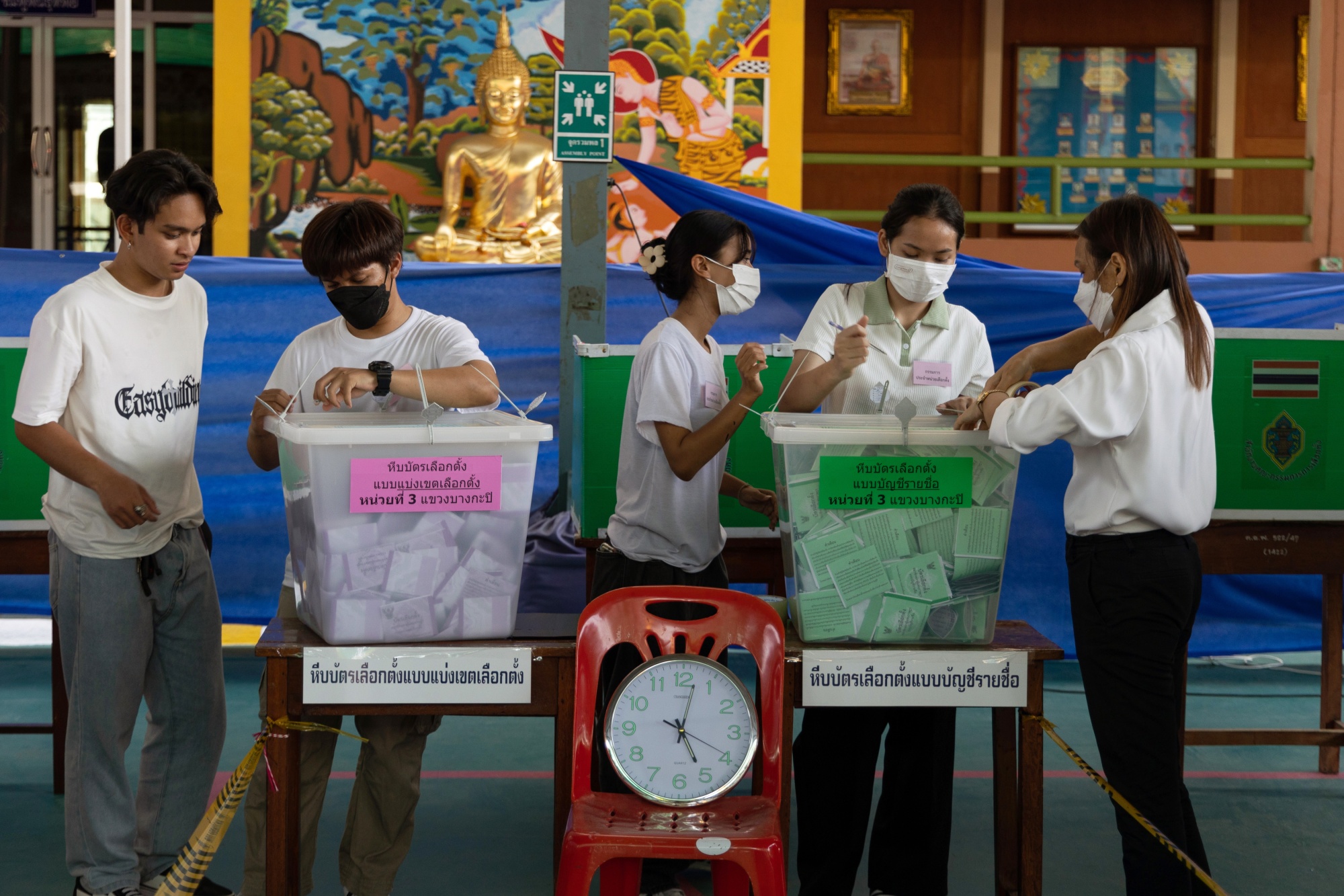 Voters in Bangkok as Thailand Holds General Elections 