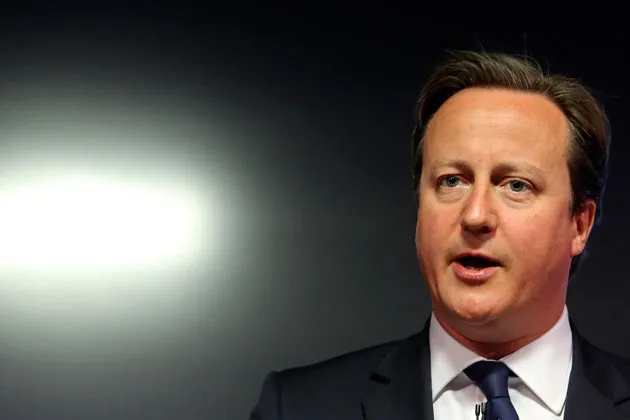 U.K. Prime Minister David Cameron speaks during the G8 social impact investment forum at Bloomberg's offices in London on June 6