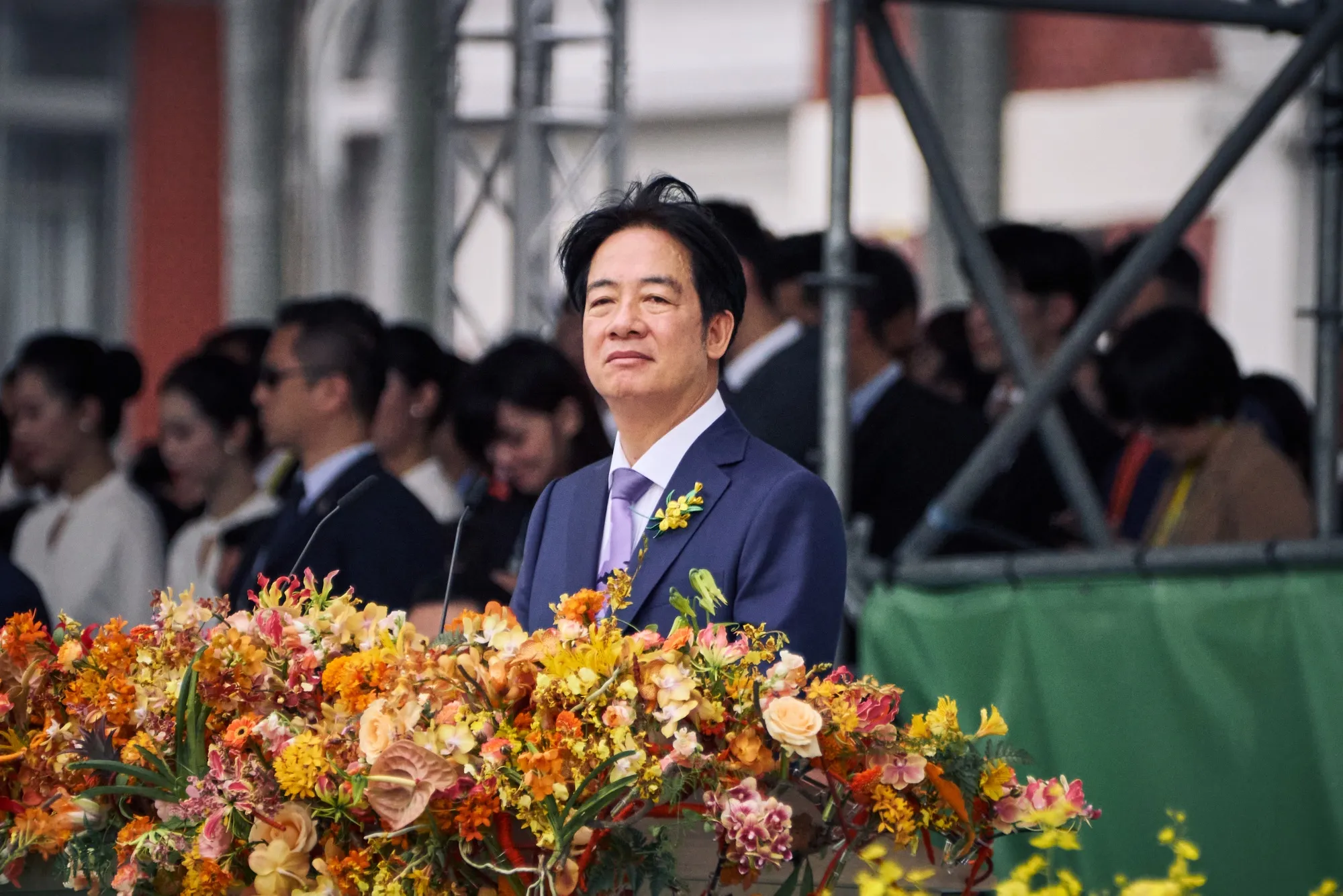 Lai Ching-te at his inauguration ceremony.