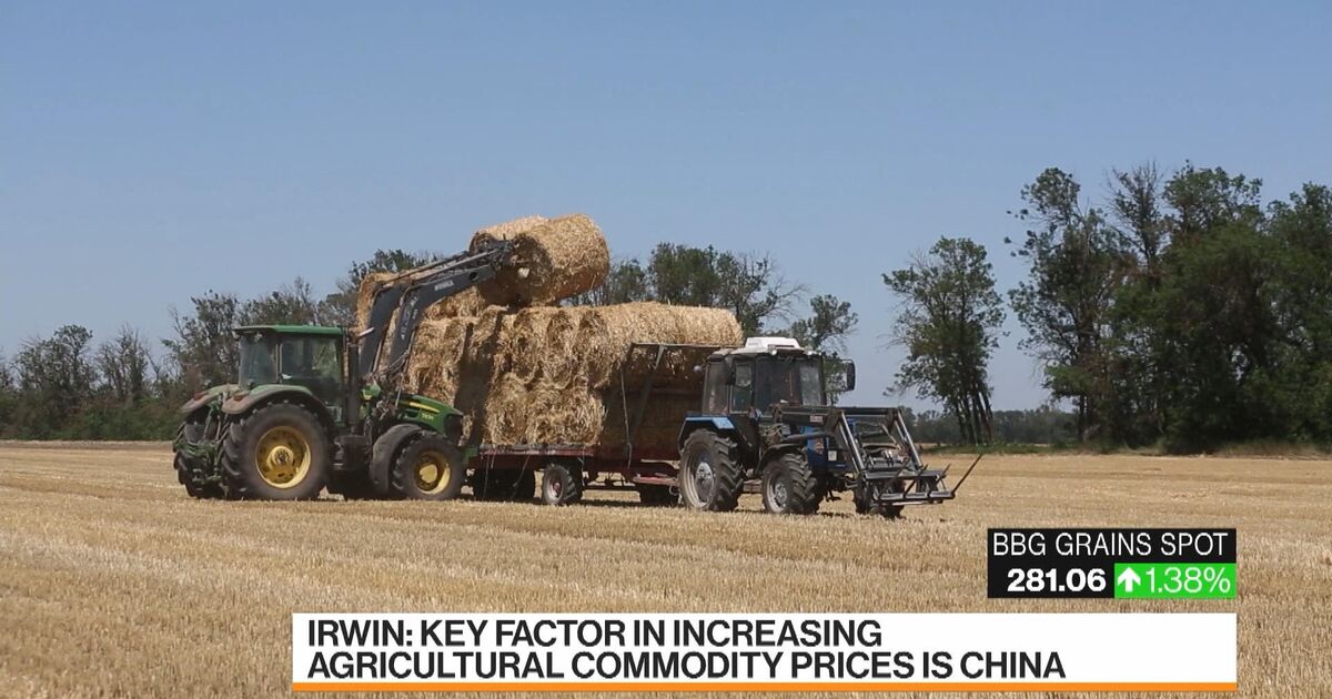 bloomberg.com - China Is The Driver of Agricultural Prices Rising: Scott Irwin