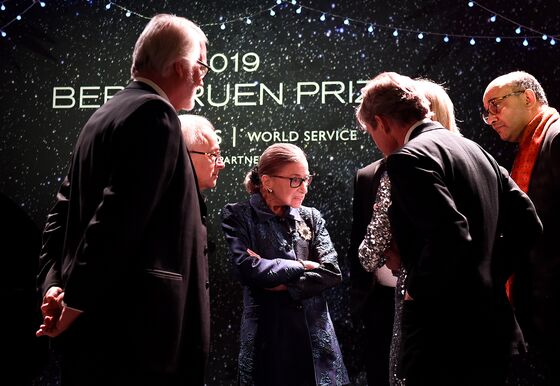 Notorious RBG Talks of Barmaids as She Accepts Berggruen Prize