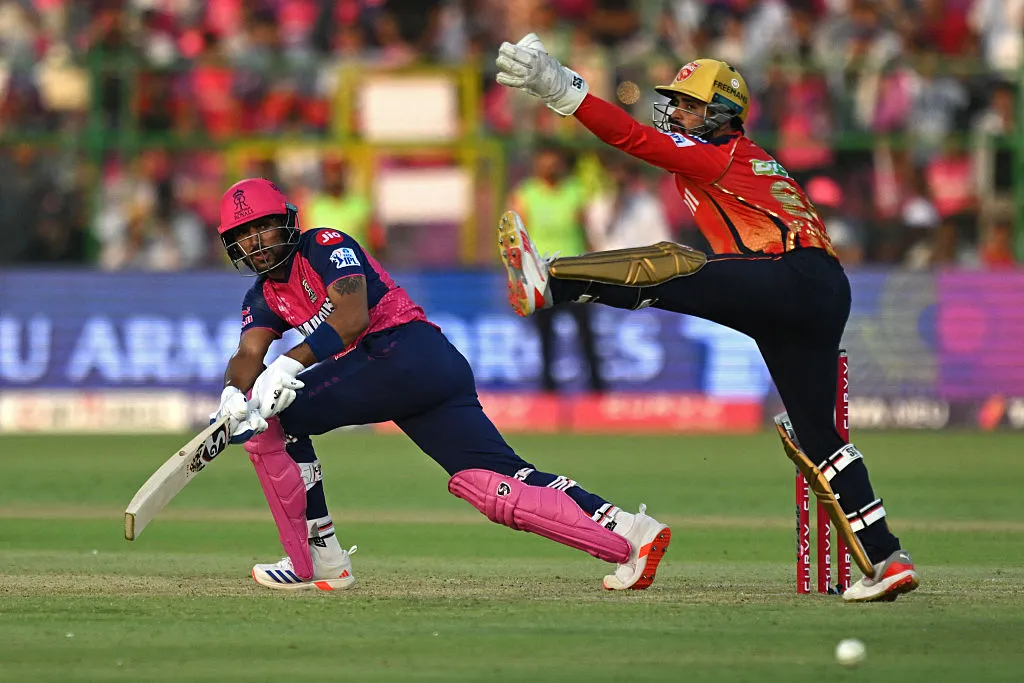 An Indian Premier League&nbsp;Twenty20 cricket match between Rajasthan Royals and Punjab Kings at the Sawai Mansingh Stadium in Jaipur.