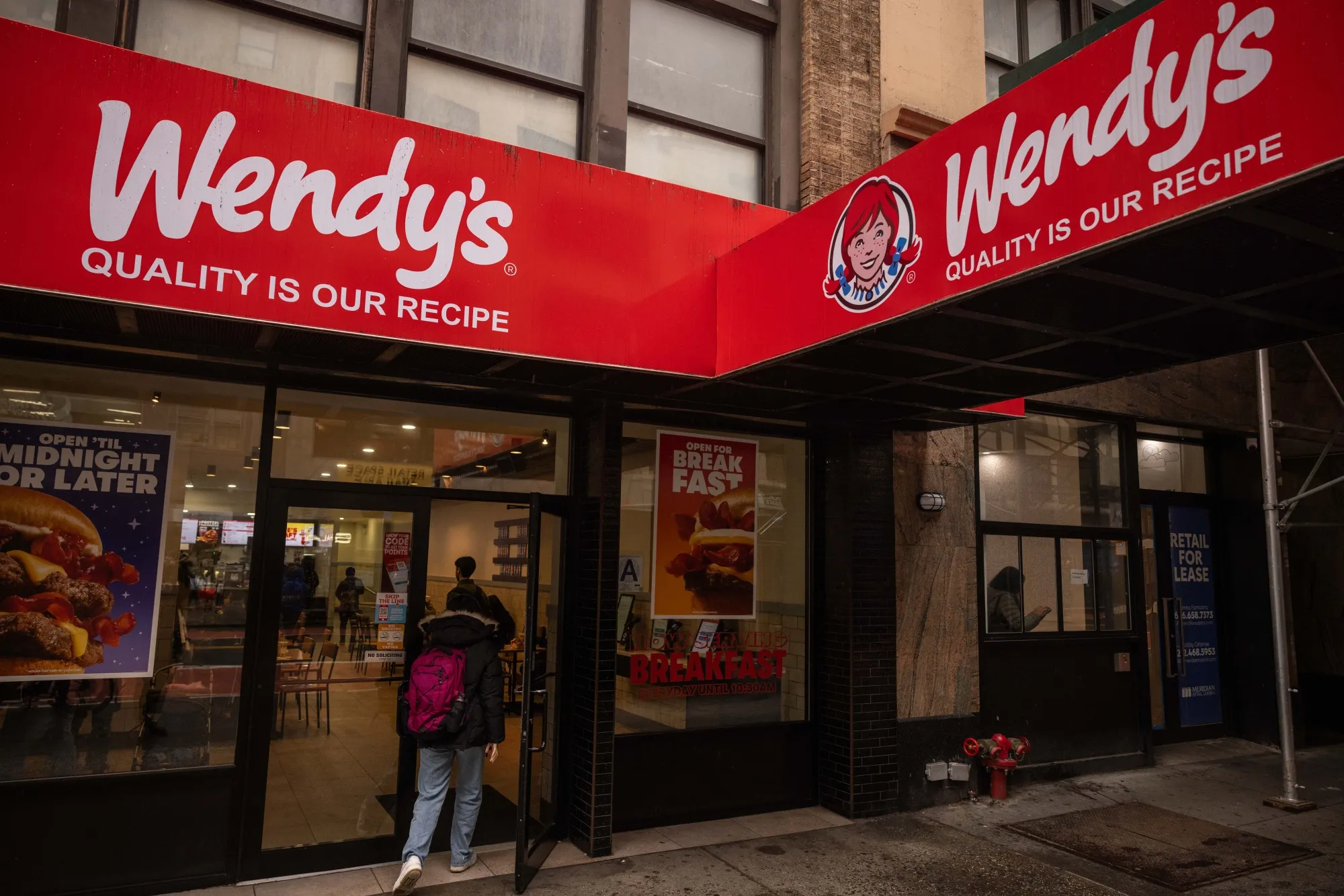 A Wendy's Co. restaurant in New York.