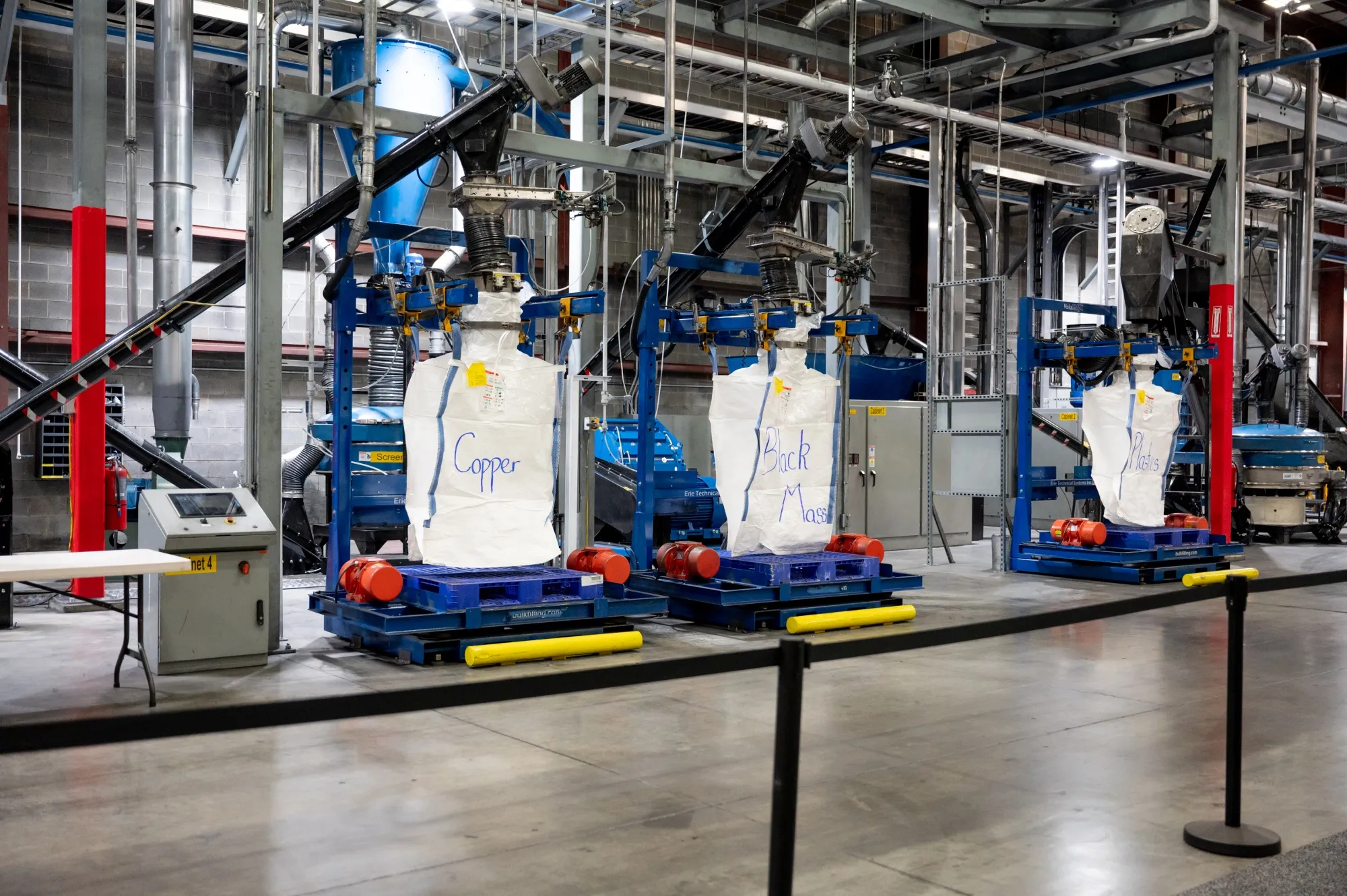 A view of&nbsp;Ascend Elements EV battery recycling facility in Covington, Georgia.