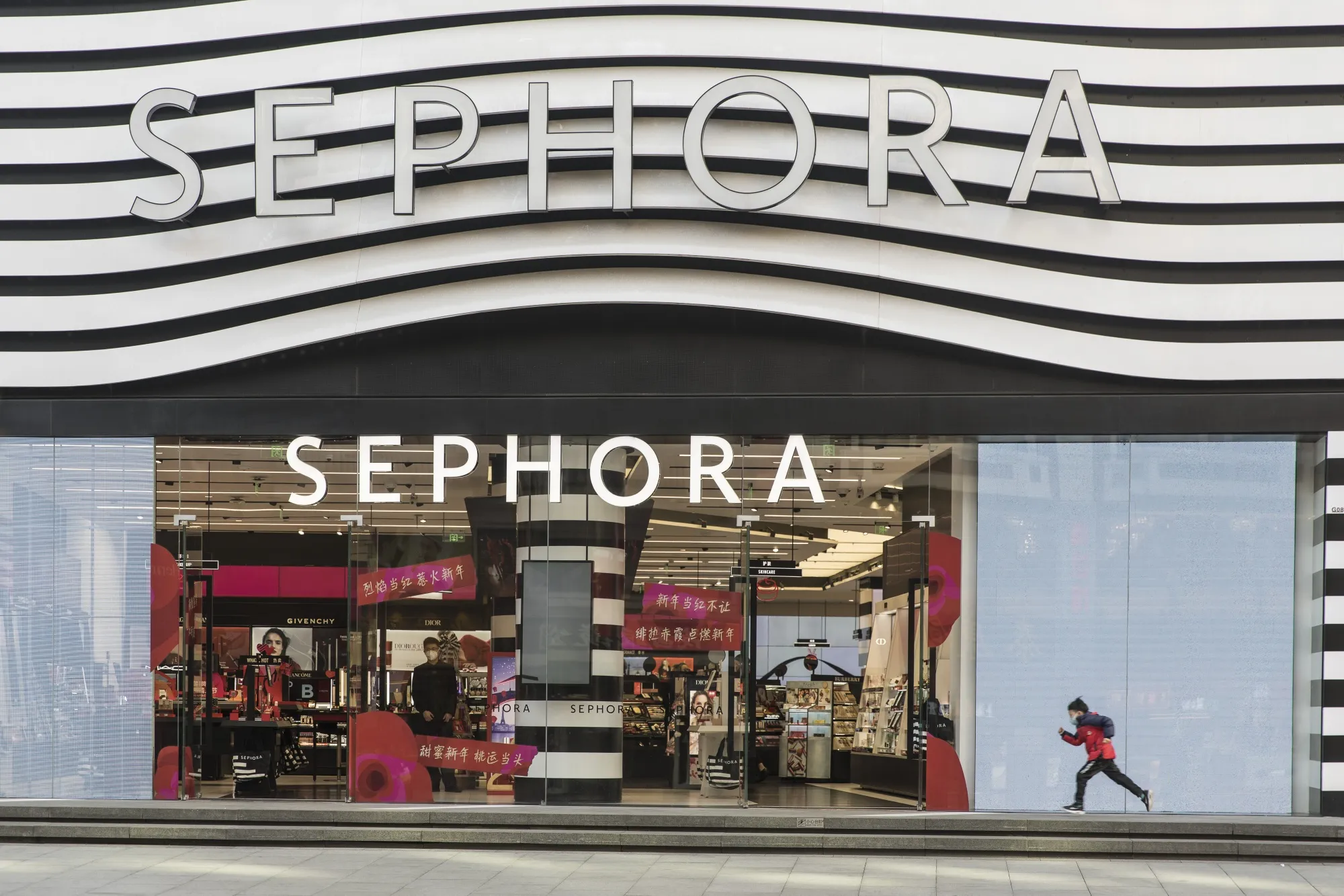 A Sephora store in Shanghai.