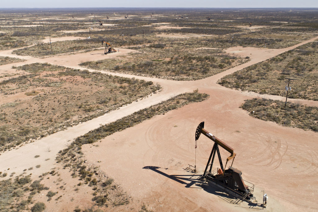 Pumpjacks in Texas.
