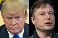 Donald Trump Elon Musk combo duo
