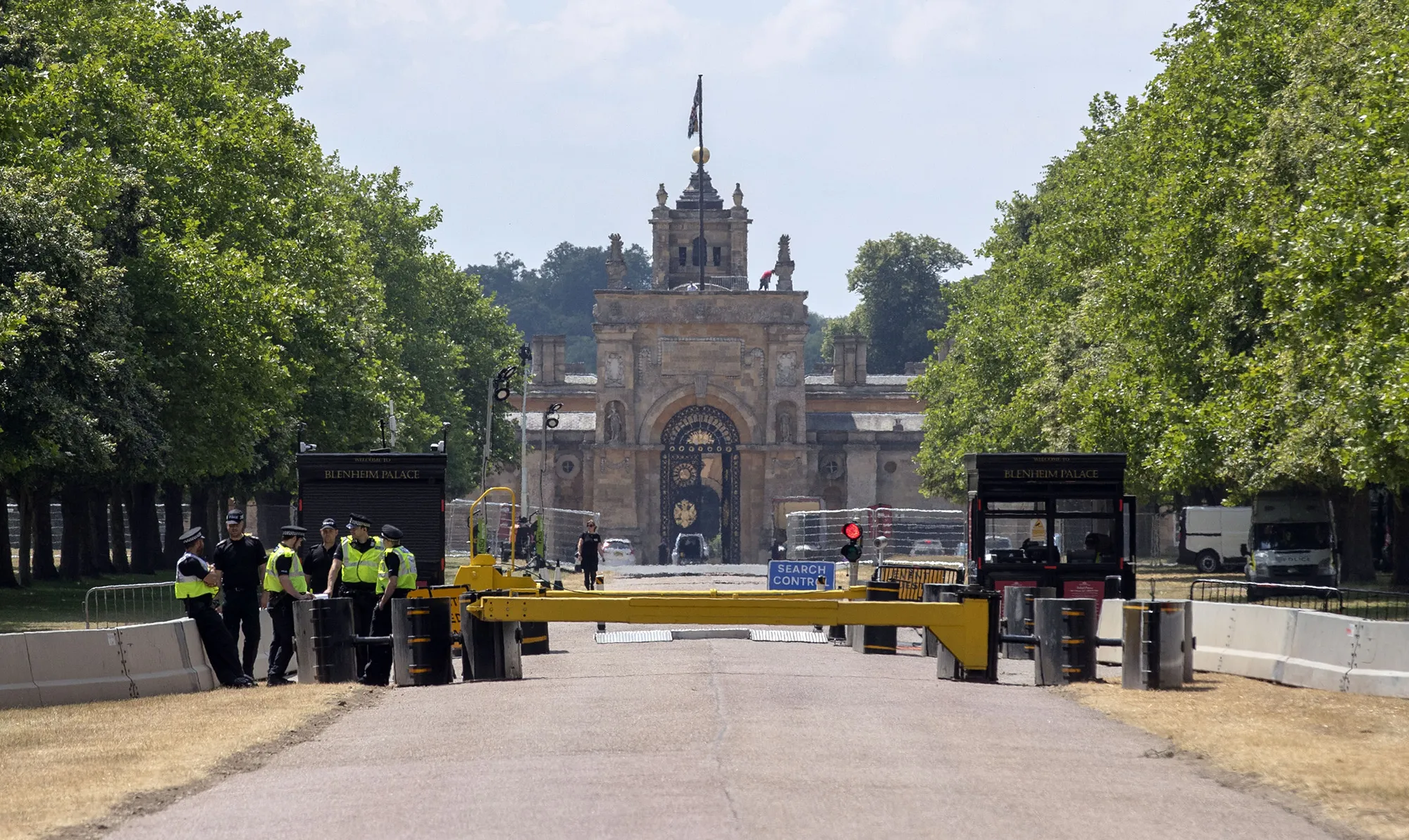 Security at Blenheim Palace&nbsp;