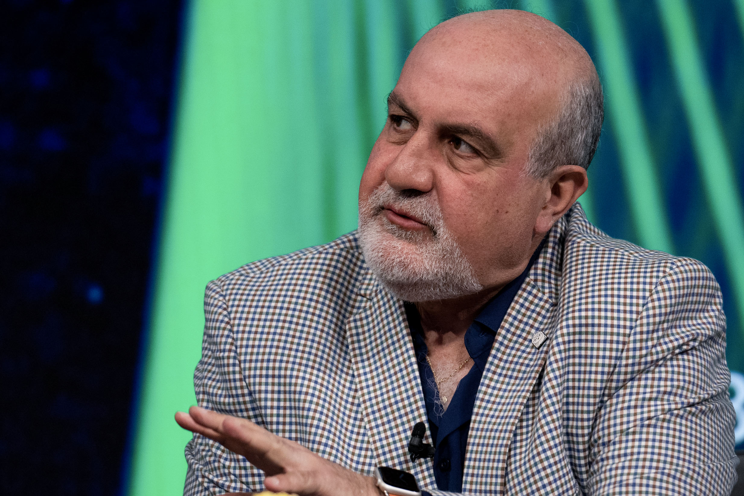 Nassim Nicholas Taleb, senior scientific advisor at Universa, speaks during the Bloomberg Invest event in New York, US, on Thursday, June 8, 2023. The conference invites investors, from institutional and high-net worth to private and retail, to leave with fresh perspective and crucial insight for 2023 and beyond. Photographer: Bloomberg/Bloomberg