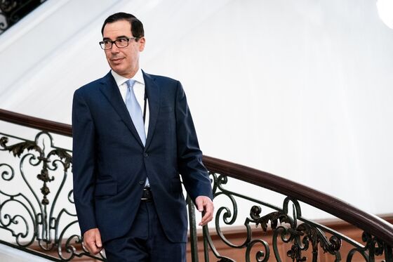 Mnuchin Says Don’t Take Trump’s ‘Enemy’ Barb at Powell Literally