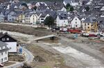 The damaged banks of the Ahr river after floods devastated parts of western Germany, in Dernau, Germany, on Friday, July 30, 2021.
