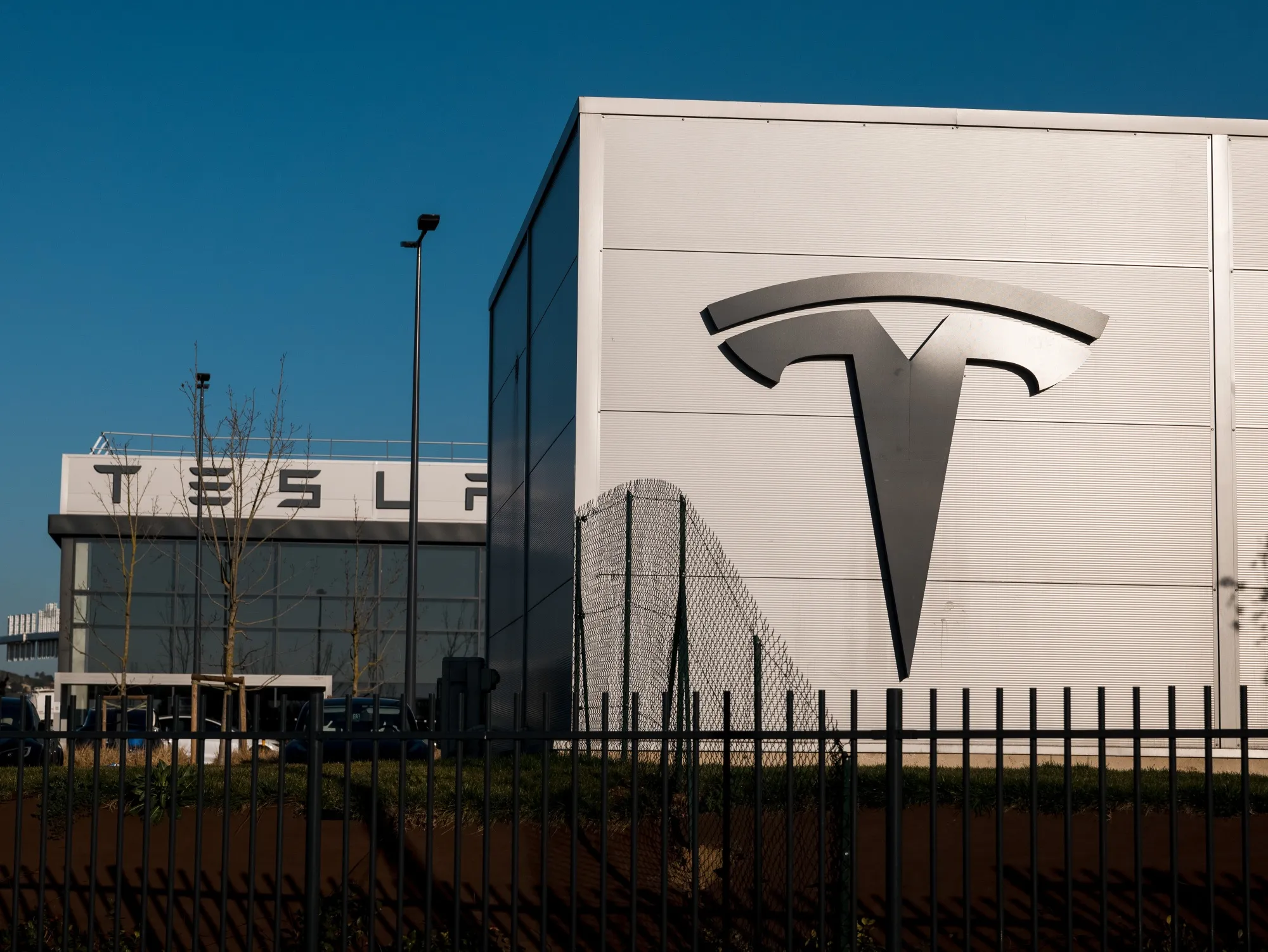 A Tesla Inc. showroom in Marseille.